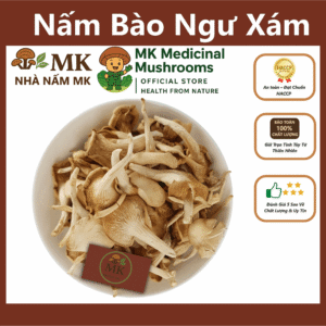 NẤM BÀO NGƯ XÁM KHÔ – NẤM DƯỢC LIỆU MK – GIÒN DAI, NGỌT THANH, BỔ DƯỠNG, TỐT CHO TIM MẠCH, HỖ TRỢ TIÊU HÓA
